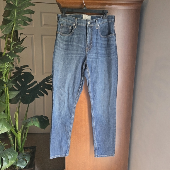 Everlane Women's High Rise Straight Leg Jeans - Blue 29 - Picture 1 of 4